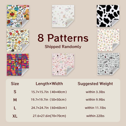 MANON ROSA Cat Grooming Wrap – Self-Adherent Anti-Scratch Swaddle Restraint Bag for Nail Cutting, Medication, Multifunctional Care - Calm Cozy Burrito Papoose Pet Magic Blanket (S Within 3.3lbs)