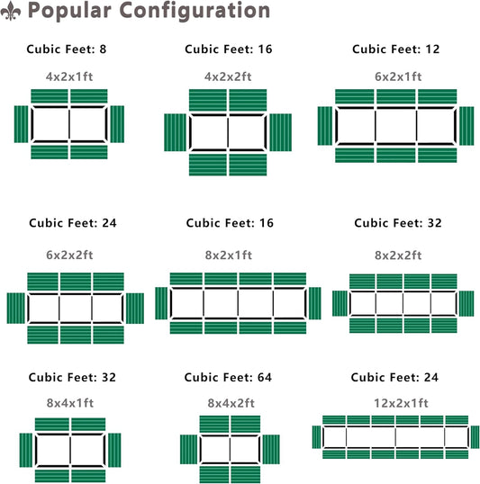 8x2x2FT Galvanized Raised Garden Bed,Planter Raised Beds-Metal Garden Box,Large Plant for Outdoor Planting, Vegetables Bed，Flower,herb-Sliver