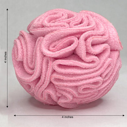 Glory To Dog Puppy and Small Breed Snuffle Interactive Foraging Dog Puzzle Ball Toy Pink