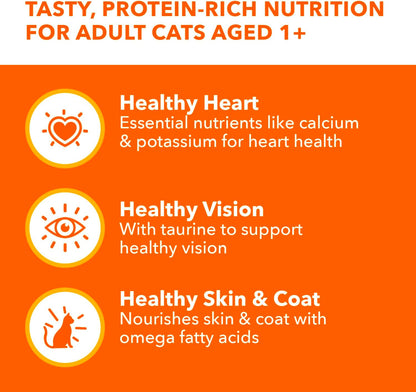 IAMS Perfect Portions Healthy Adult Wet Cat Food Pate, Salmon and Tuna Recipe Variety Pack, 2.6 oz. Twin-Pack Trays (24 Count, 48 Servings)