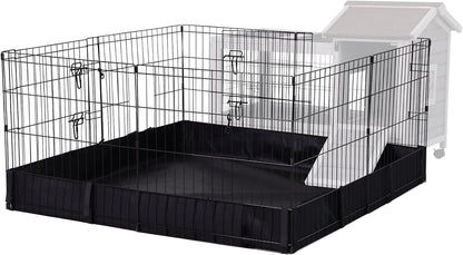 Aivituvin Rabbit Pen Indoor Bunny Pet Playpen Large Guinea Pig Outdoor Exercise Run Pet Enclosure-Playpen ONLY