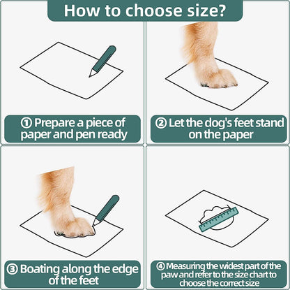 Hcpet Dog Boots for Large Dogs, Dog Shoes for Hot Pavement Winter Snow, Paw Protector Dog Booties Designed for Comfort and Breathability, Outdoor Booties for Small Medium Dogs for Hiking Pink Size 8