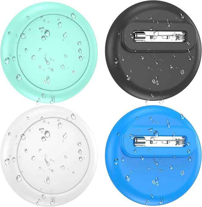 for AirTag Holder for Kids, Compatible with Apple AirTag 1 & 2nd Gen, 4-Pack Waterproof Hidden Air Tagholder with Safety Pin Discreet Toddler Airtag Clip for Clothing, Backpack & Dog Collar