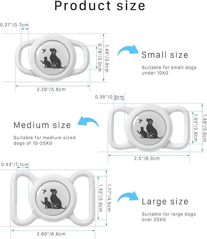 Compatible with Holder Airtag for Dog Collar with Apple Case Waterproof