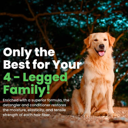 Best Shot The MAXX Ultra Concentrate Miracle Detangler and Conditioner, Moisturizing Conditioner for Pets, Hypoallergenic, 34 Oz.