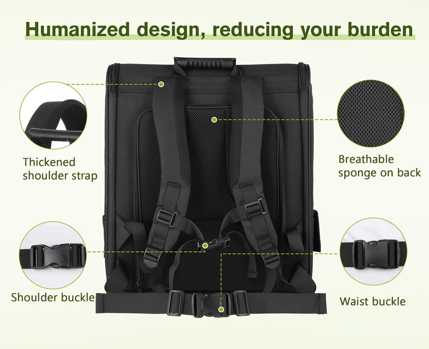 Pecute Cat Carrier Backpacks, Expandable Cat Backpack with Breathable Mesh, Pet Carrier Backpack for Cats Small Dogs Puppies Up to 18 Lbs, Dog Carrier Backpack Great for Travel Hiking Camping Outdoor - Pawvie