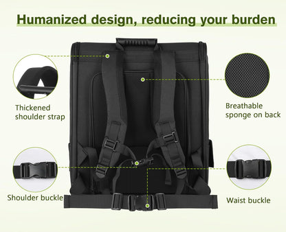 Pecute Cat Carrier Backpacks, Expandable Cat Backpack with Breathable Mesh, Pet Carrier Backpack for Cats Small Dogs Puppies Up to 18 Lbs, Dog Carrier Backpack Great for Travel Hiking Camping Outdoor - Pawvie