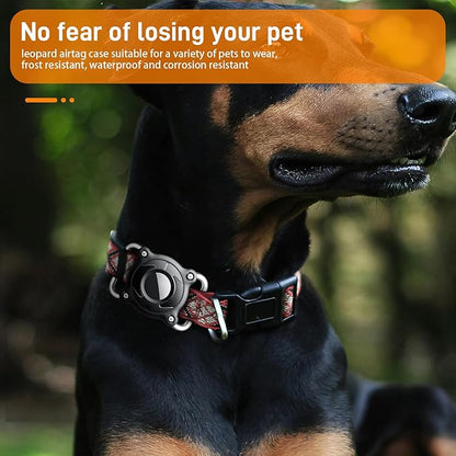 IPURLAR for Airtag | Dog Airtag Holder | Waterproof - Airtag Dog Collar Holder with Removable Metal Loop, Light Weight fit Width1.2in/ Thick0.18in Airtag Collar Holder/Deep Blue
