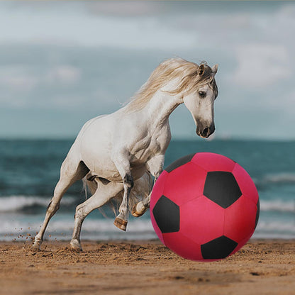 Herding Ball for Horse Ball & Cover 40" Large for Play Herding Ball Horse Toys for Horse (Red & Black)