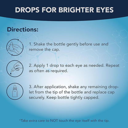 NOVEHA Pet Gel Eye Drops with 0.3% Viscoadaptive Hyaluronan | Eye Solution for Severe Dry Eyes - Long Lasting Hydration, Reduces Nuisance, Swelling & Dryness - Eye Lube for Dog and Cats (2PK - 2x10mL)