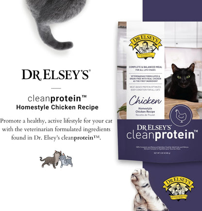 Dr. Elsey's Clean Protein Chicken Home Style Recipe All-Meat Pouch (Pack of 12)