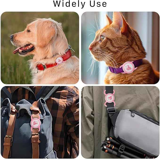 Compatible with Holder Airtag for Dog Collar with Apple Case Waterproof