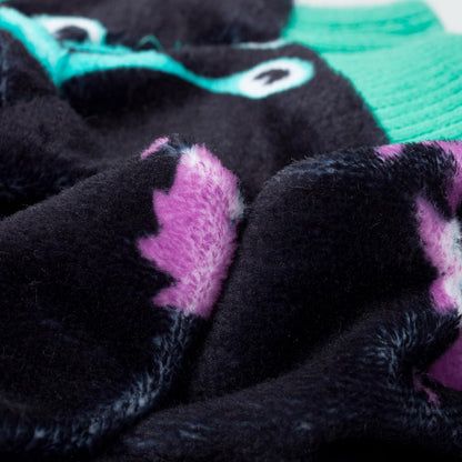 Fitwarm Cute Monster Halloween Dog Pajamas, Funny Costumes for Small Dogs Boy Girl, Festive Pet Clothes, Green, Purple, Black, XL