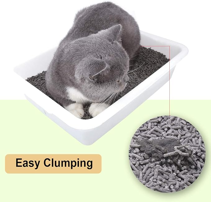 Bolux Flushable Cat Litter, Low Tracking Clumping Tofu Cat Litter,Odor Control Cat Litter Unscented and Zero Dust Natural Formula