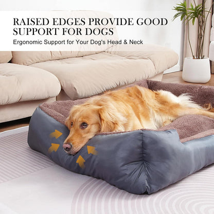 Pet Dog Bed, Comfy and Soft Dog Bed, Extra Large Pet Bed for Large Dogs with Non-Slip Bottom