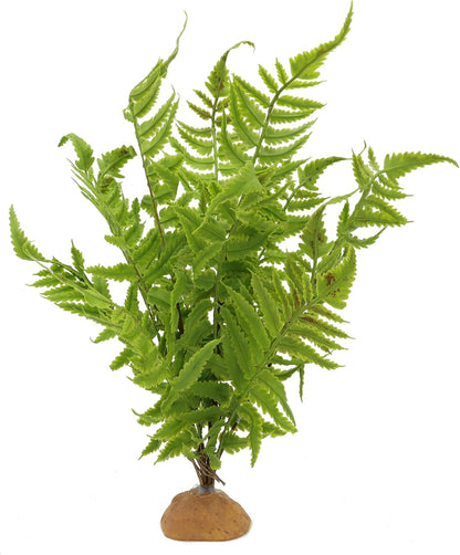 JIHAQUA Lifelike Reptile Tank Plant Decor - Realistic Artificial Plastic Plant for Terrariums and Pet Enclosures (Style B)
