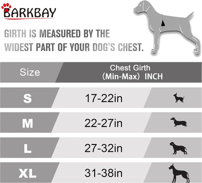 BARKBAY No Pull Dog Harness Front Clip Heavy Duty Reflective Easy Control Handle for Large Dog Walking(Desert camo,M)