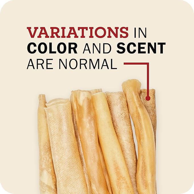 Beef Collagen Sticks for Dogs, Long Lasting Collagen Chews for Dogs. Bully Sticks Alternative High Protein Dental Treats w/Natural Collagen for Dogs Supports Joint, Skin & Coat Health