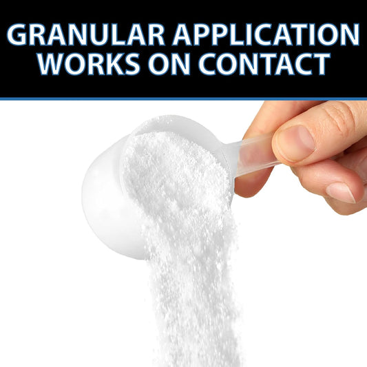 CrystalClear AlgaeOff Pond & Water Garden Scum Cleaner, Waterfall & Rock Slime Remover, String Algae Killer, Green Stain Treatment, EPA Registered Algaecide, Plant, Koi Fish, Bird & Pet Safe, 2.5 lb