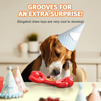 Indestructible Dog Toys for Aggressive Chewers - Heavy-Duty Chew Bones with Real Vanilla Flavor, Interactive & Durable Toys for Medium/Large Dogs to Relieve Boredom