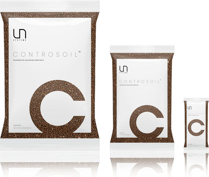 Ultum Nature Systems Controsoil - Freshwater Aqua Soil Substrate for Fish, Shrimp, Live Plant Propagation and Aquascaping - 6.8pH Low Ammonia, Volcanic Ash - Brown, Normal (3 Liter | 6LB)