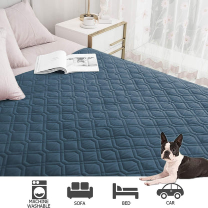 Ameritex Waterproof Blanket Reversible Dog Bed Cover Pet Blanket for Furniture Bed Couch Sofa