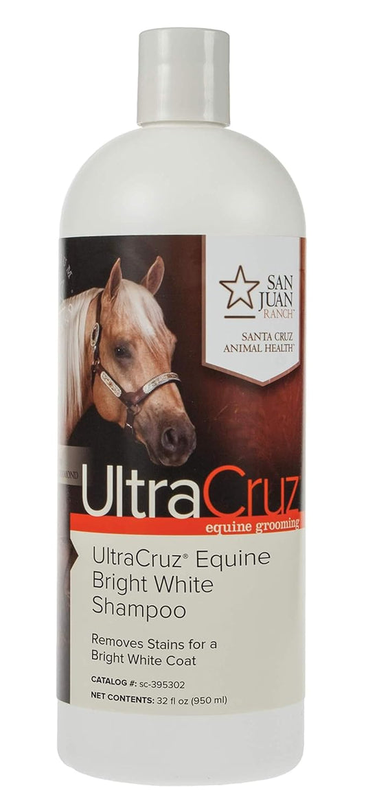 UltraCruz - sc-516943 Equine Bright White Horse Shampoo and Conditioner Bundle, 32 oz Each