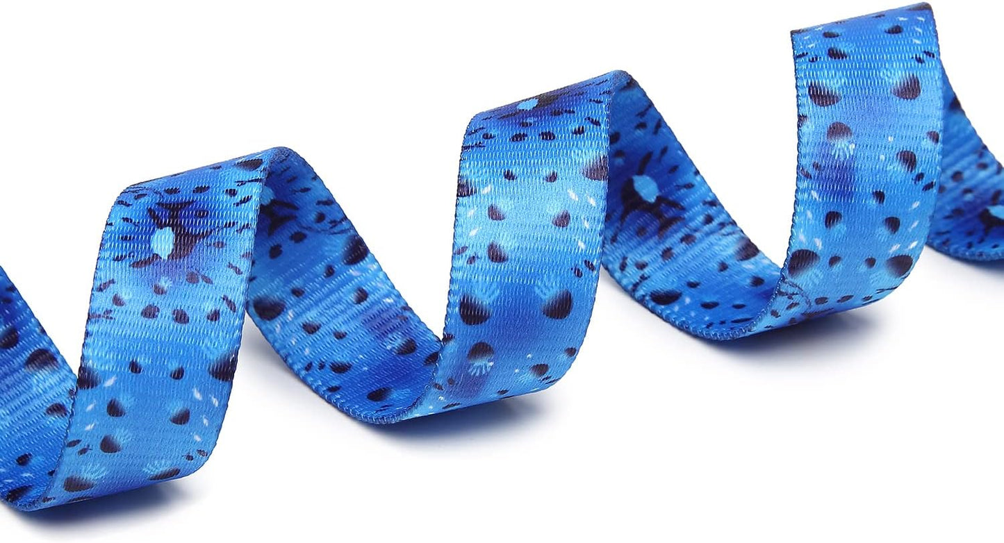 Mercano Adjustable Dog Collar - Special Design Patterns, Soft Nylon Comfortable Sturdy Pet Collar for Small Medium Large Dogs (M, Blue Ocean)