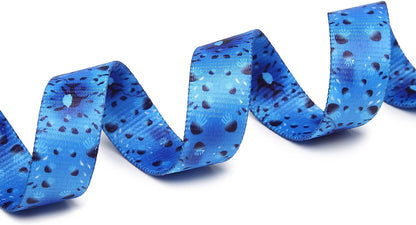 Mercano Adjustable Dog Collar - Special Design Patterns, Soft Nylon Comfortable Durable Pet Collar for Small Medium Large Dogs (S, Blue Ocean)