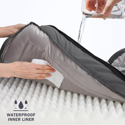 INVENHO Orthopedic Dog Beds Large Sized, XL Washable Dog Sofa with Egg-Crate Foam, Waterproof Lining and Non-Skid Bottom