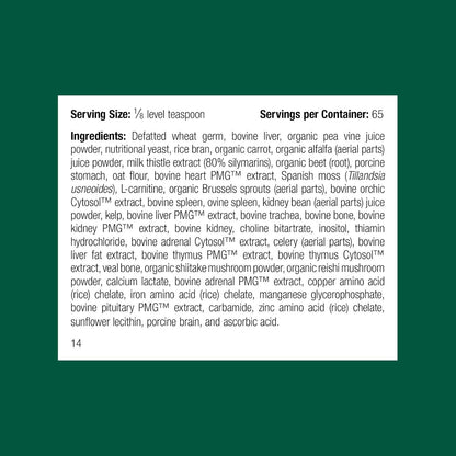 Standard Process Inc. Canine Whole Body Support - Multisystem Support Supplement for Canines - Nutritional Powder for Daily Health Maintenance - Multisystem Supplement Formula - 25 g