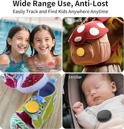 for AirTag Holder for Kids, Compatible with Apple AirTag 1 & 2nd Gen, 2-Pack Waterproof Hidden Air Tagholder with Safety Pin Discreet Toddler Airtag Clip for Clothing, Backpack & Dog Collar