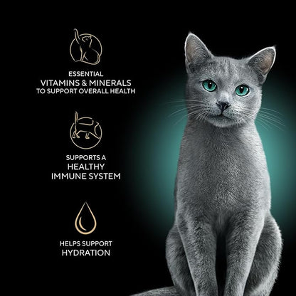 Sheba Perfect Portions Wet Cat Food Cuts in Gravy,Roasted Chicken Entree,with Sustainable Tuna,Tender Turkey Entree,2.6 oz. Twin-Pack Trays (,72 Servings),36 Count (Pack of 2)