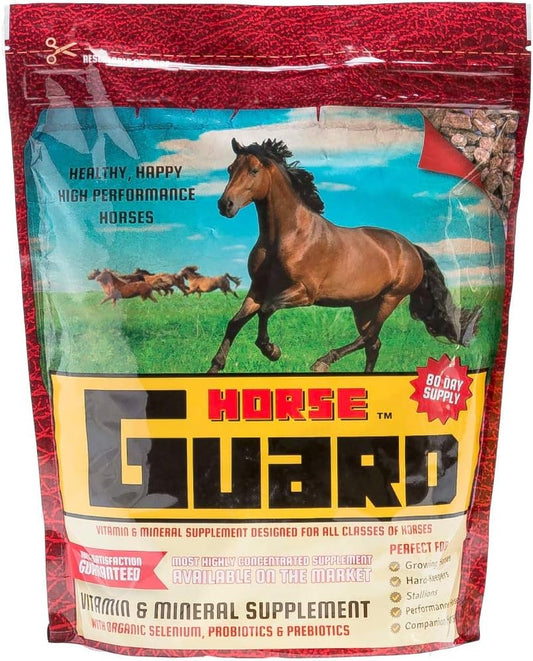 Horse Guard 10 lb, Equine Vitamin Mineral Supplement with Organic Selenium & Vitamin E