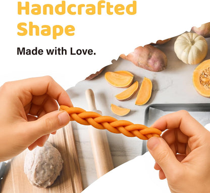 iPaw Turkey Dog Treats, All Natural Human Grade Dog Treat, Suitable for Training chew, US Sourced Raw Material, Hypoallergenic, Rawhide Alternative, Braided Stick