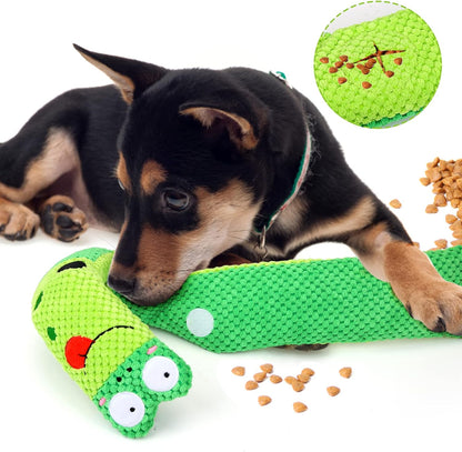 Squeak Dog Toys for Stress Release & Boredom Relief, Dog Puzzle IQ Training, Snuffle Foraging Instinct Training - Suitable for Small, Medium & Large Dogs