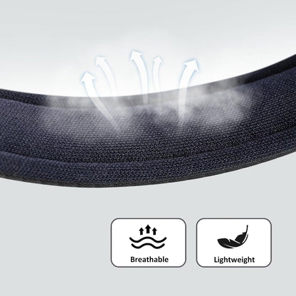 Didog Soft Padded Dog Collars for Small Dogs, Lightweight and Breathable Dog Collar with Metal Buckle, Black, M