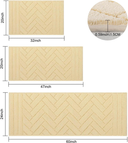 Tindbea Dog Mat for Muddy Paws,Absorbs Moisture Dirt Non-Slip Washable Mud Mat for Dogs,Soft Rubber Backing Front Inside Pet Rug for Entryway, Mud Dog Paws, Patio(20"x31.5",Beige)