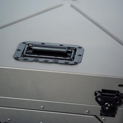 ROCK CREEK CRATES Collapsible Dog Crate: Meticulously Engineered, Durable Aluminum Construction, Non Slip Feet | 10 Year Warranty | Ideal for Indoor & Vehicle Use (Midnight Black, 30 Inch)