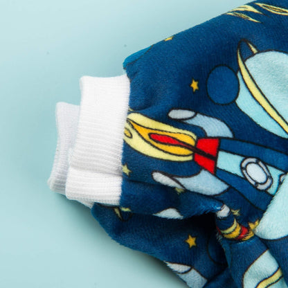 CuteBone Small Dogs Outfit Soft Puppy Onesies Pjs Dog Pajamas Pet Coat Cat Apparel Comfy Doggie Jumpsuit Bodysuit for All Seasons P16XL