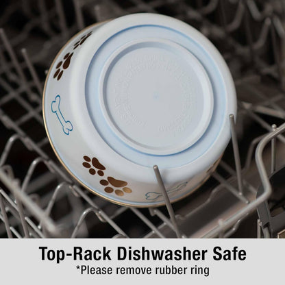 Loving Pets Bella Bowl, Dog Bowl, Extra Large, Murano Blue