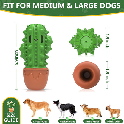 Dog Chew Toys Toothbrush Stick Teeth Cleaning Brush Dental for Medium Large Dog, Puppy Christmas,Easter Birthday Gifts,Outdoor Dog Squeaky Toys for Aggressive Chewers Tough Toys Interactive