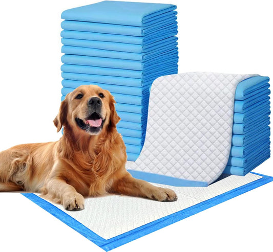 NEZO Dog and Puppy Training PadsďźExtra Large 30 x 36 inch-180 Count Pee Pads with Leak-Proof and Super AbsorbentâŚ