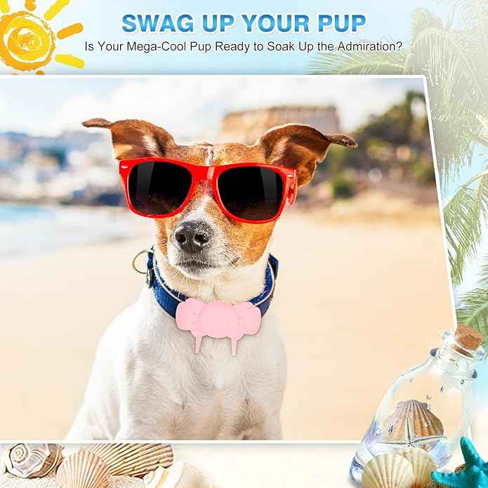 Airtag Dog Collar Holder - Silicone IPX8 Waterproof Airtag Cat Collar - Secure and Stylish, Adjustable Strap Fits All Widths