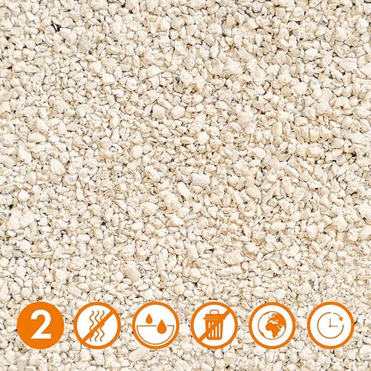 Omlet Premium Tofu Cat Litter | Clumping & Compostable | Absorbent and Sustainable | Excellent Odour Control and High Absorbency | No. 2 - Tofu - 5 lbs. 8 oz.