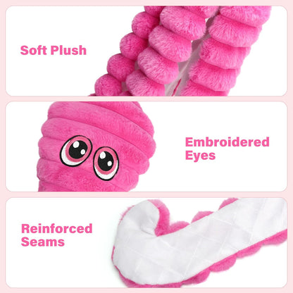 Prime Pets Dog Toys for Large Dogs, 27” Extra Large Plush Octopus Dog Toy, Squeaky Dog Toys, Tug of War Pet Toy for Small Medium Large Dogs, Rose Red