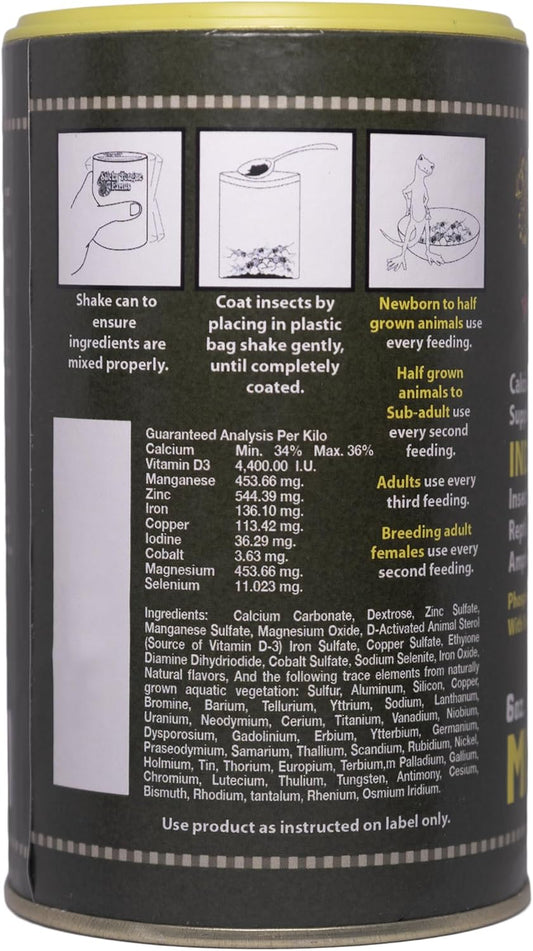Miner-All Reptile Supplement 6 oz Indoor (2 Pack)