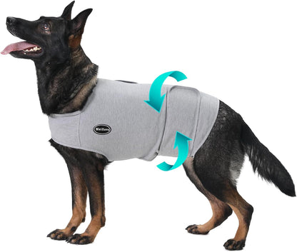 Dog Anxiety Vest, Skin-Friendly Thunder Jacket for Dogs, Dog Calming Shirt for Thunder, Fireworks, Vet Visits and Separation - Keep Pet Calm Without Medicine & Training, Anti Anxiety for Dogs