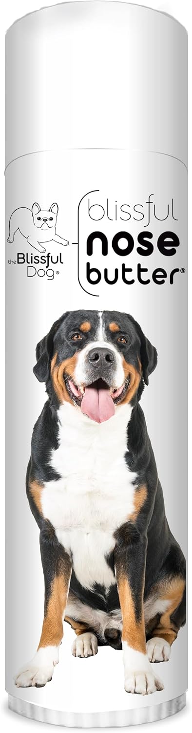 The Blissful Dog Greater Swiss Mountain Dog Unscented Nose Butter - Dog Nose Butter, 0.50 Ounce