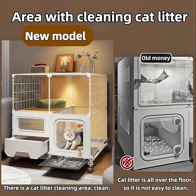 Cat Cage (28″(L) x18″(W) x34″(H))